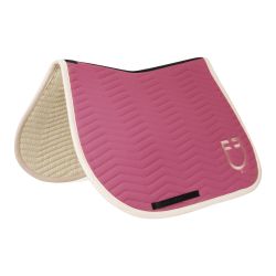Tapis de selle mixte Wave Equestro Chateau Rose antique White