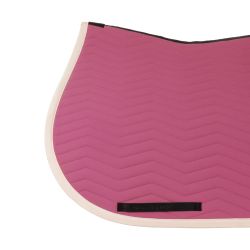 Tapis de selle mixte Wave Equestro Chateau Rose antique White