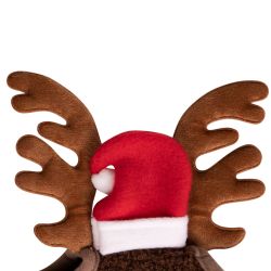 Bonnet de Noël avec bois pour chevaux QHP