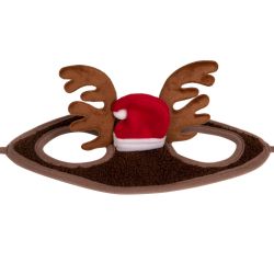 Bonnet de Noël avec bois pour chevaux QHP