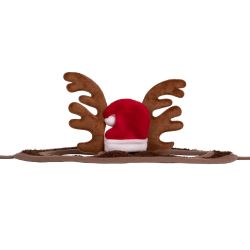 Bonnet de Noël avec bois pour chevaux QHP