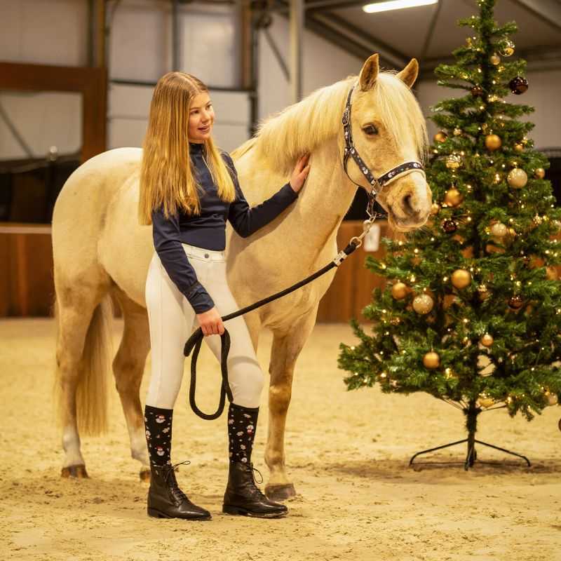 Chaussettes d'équitation Noël