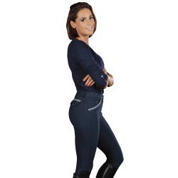 Pantalon d'équitation femme full grip Flags&Cup