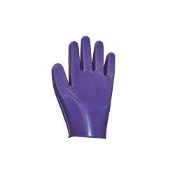 Gant de pansage caoutchouc double grip