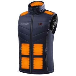Bodywarmer chauffant mixte Espoo noir Flags&Cup