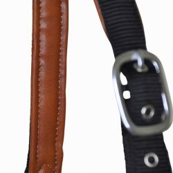 Licol cuir et sangle T de T