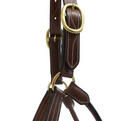 Licol cuir triple couture T de T