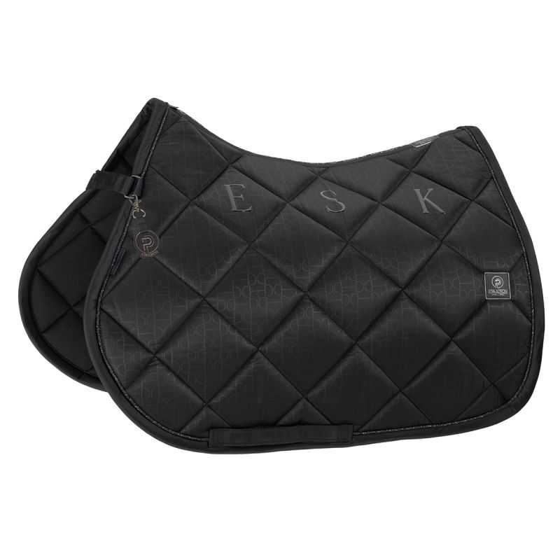 Tissu Selle Coton Eskadron GP Gris - Taille Poney/épi Neuf Avec étiquette