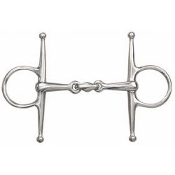 Mors aiguille double brisure plein inox