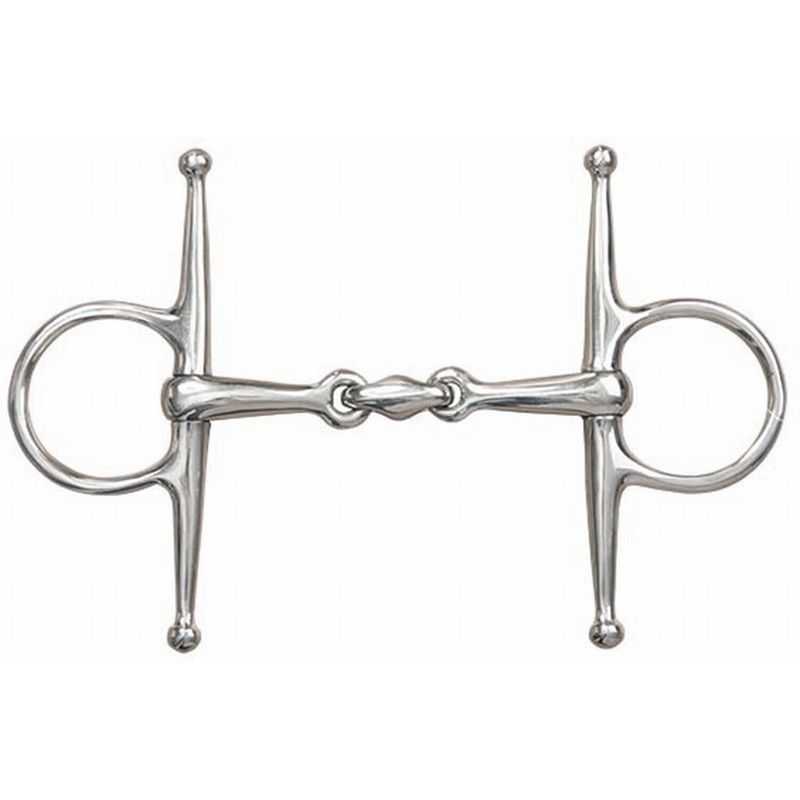 Mors aiguille double brisure plein inox