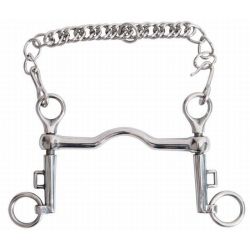 Mors de bride à pompe Saumur TdeT