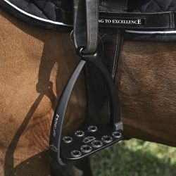 Etriers de sécurité Steel1 Dark Vita Stirrup Veredus