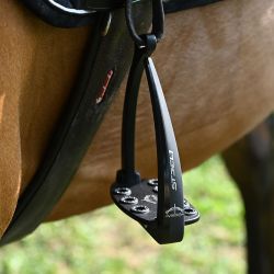 Etriers de sécurité Steel1 Dark Vita Stirrup Veredus