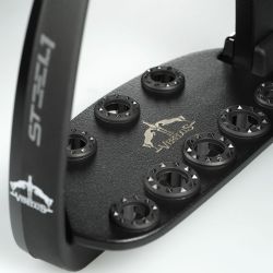 Etriers de sécurité Steel1 Dark Vita Stirrup Veredus