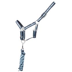 Licol doublé + longe américaine T de T