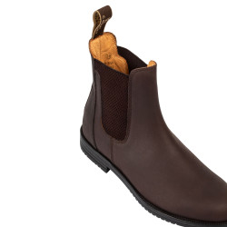 Boots jodhpur en cuir avec élastiques