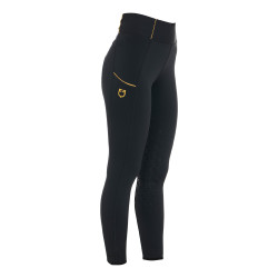 Legging d'équitation femme slim fit full grip Equestro