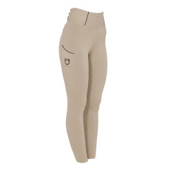 Legging d'équitation femme slim fit full grip Equestro