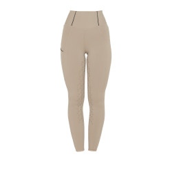Legging d'équitation femme slim fit full grip Equestro
