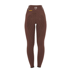 Legging d'équitation femme slim fit full grip Equestro