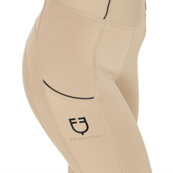 Legging d'équitation femme slim fit full grip Equestro