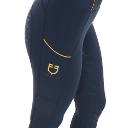 Legging d'équitation femme slim fit full grip Equestro