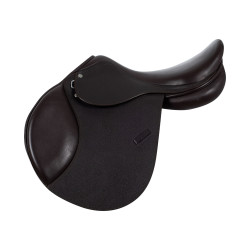 Selle d'obstacle en cuir grainé Equestro