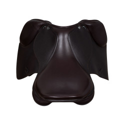 Selle d'obstacle en cuir grainé Equestro
