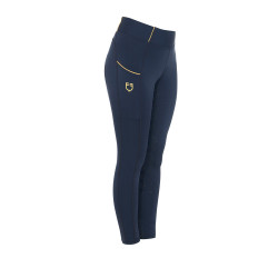 Legging d'équitation fille slim fit avec grip Equestro