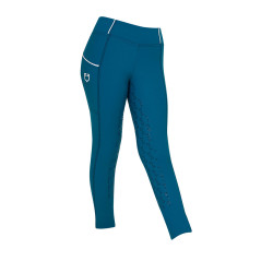 Legging d'équitation fille slim fit avec grip Equestro