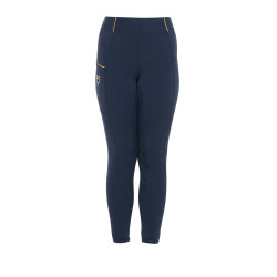 Legging d'équitation fille slim fit avec grip Equestro