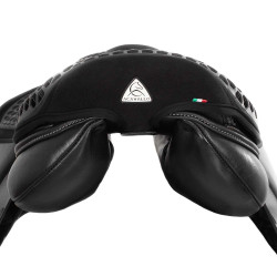 Couvre-siège équitation CSO gel-out hexagonal Ortho-coccyx Dri-lex 20mm Acavallo