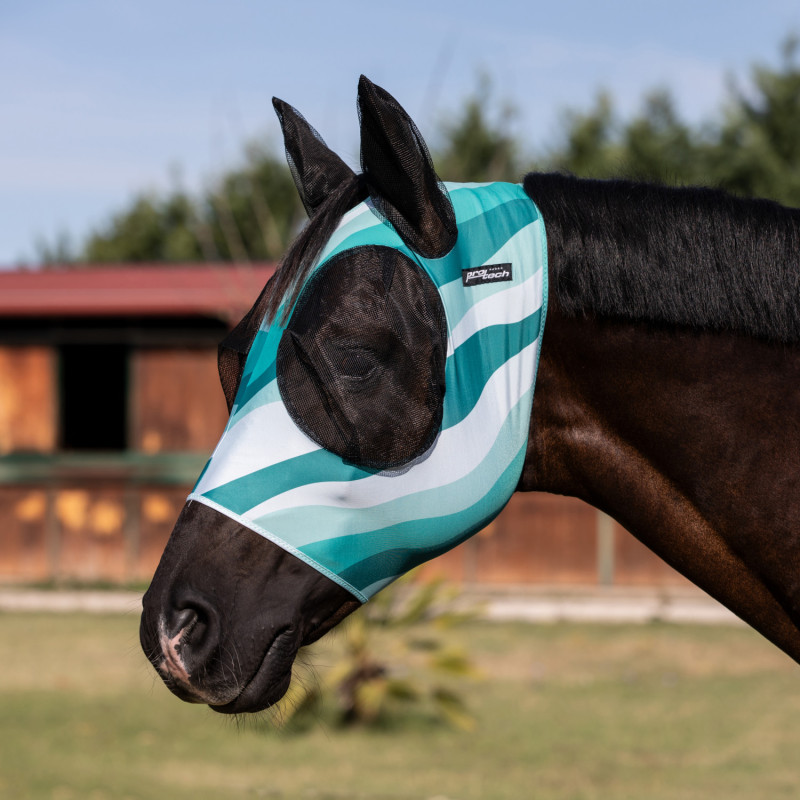 Masque anti-mouches avec oreilles à motifs Pro Tech
