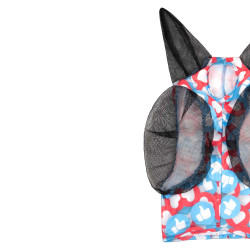 Masque anti-mouches avec oreilles à motifs Pro Tech