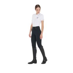Legging d'équitation femme slim fit full grip Equestro