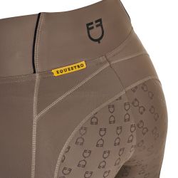 Legging d'équitation femme slim fit full grip Equestro