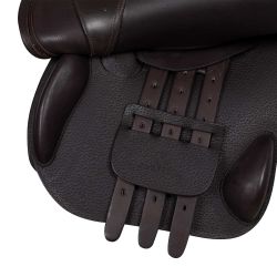 Selle d'obstacle en cuir grainé Equestro