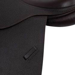 Selle d'obstacle en cuir grainé Equestro