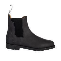 Bottines jodhpur en cuir avec élastique latéral