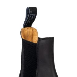 Bottines jodhpur en cuir avec élastique latéral