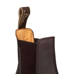 Bottines jodhpur en cuir avec élastique latéral