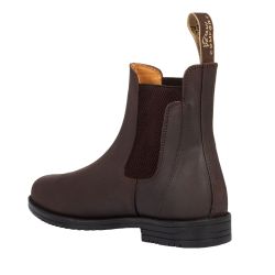 Bottines jodhpur en cuir avec élastique latéral