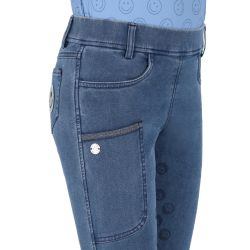 Legging d'équitation Rosalynn Junior Denim QHP