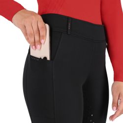 Legging d'équitation femme Oakleigh full grip QHP