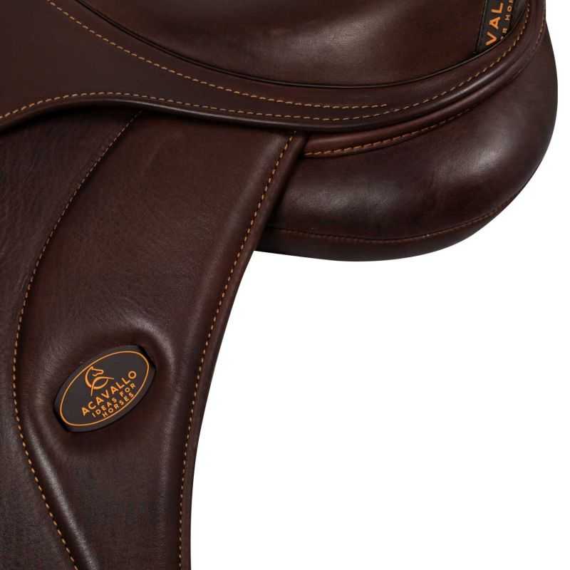 Selle dressage Forestier noire et fauve T.17,5/18P - Sport & Plein air