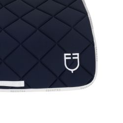 Tapis de selle de saut en tissu technique avec logo