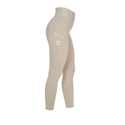Legging d'équitation femme slim fit full grip Equestro