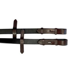 Rênes caoutchouc petits picots orange T de T