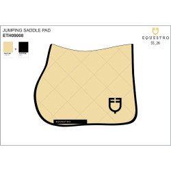 Tapis de selle mixte Black Line Equestro