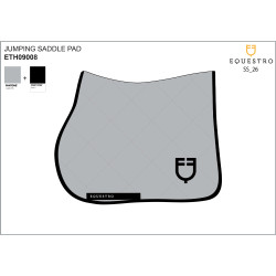 Tapis de selle mixte Black Line Equestro